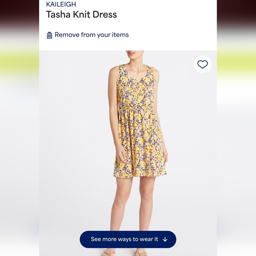 Kaileigh Yellow and Black Patterned Midi Dress